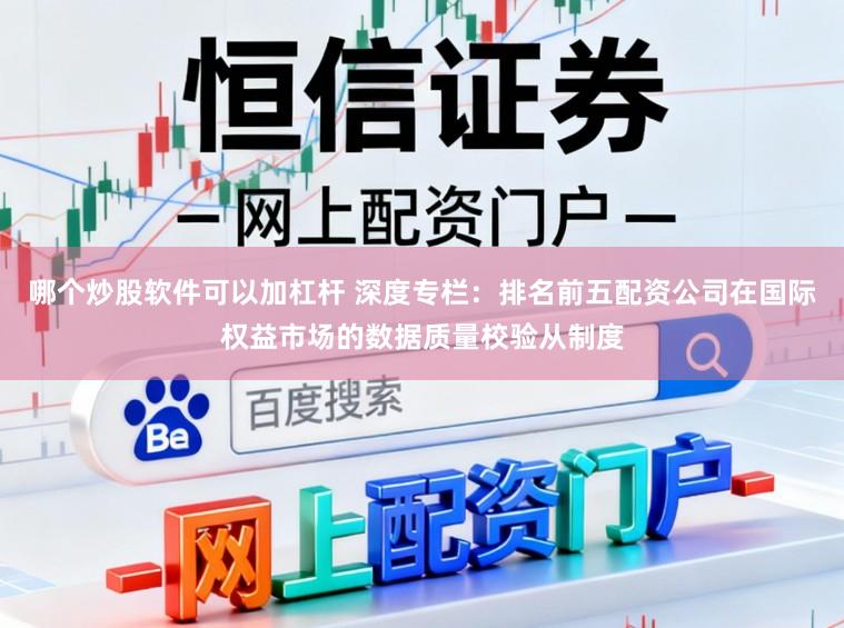 哪个炒股软件可以加杠杆 深度专栏：排名前五配资公司在国际权益市场的数据质量校验从制度