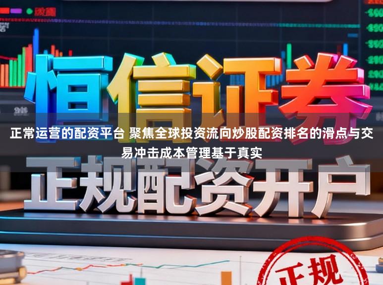 正常运营的配资平台 聚焦全球投资流向炒股配资排名的滑点与交易冲击成本管理基于真实