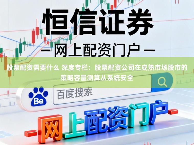 股票配资需要什么 深度专栏：股票配资公司在成熟市场股市的策略容量测算从系统安全
